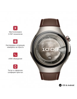 Huawei Watch 5, Rates-L29L, Brown + Huawei FreeBud