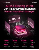 ATK професионална геймърска механична клавиатура Professional Gaming Mechanical Keyboard RS6 Ultra - 8K, TTC RGB Magneto [Linear] - Sakura Warrior