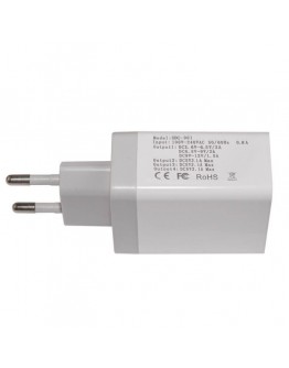 Makki бързо зарядно Fast Charger - QC3.0+3xUSB 30W White - MAKKI-QC48W4