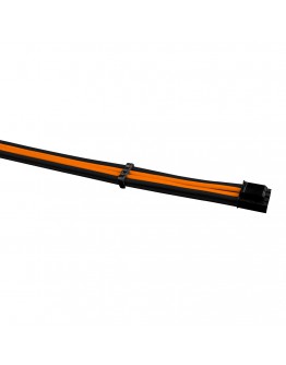1stPlayer комплект удължителни кабели Custom Modding Cable Kit Black/Orange - ATX24P, EPS, PCI-e - BOR-001