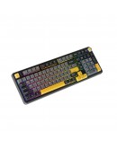 Marvo безжична механична геймърска клавиатура Wireless Gaming Mechanical keyboard Titan 98 - KG986W Black - Banana Crystal [Linear]