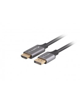 Lanberg display port (M)  -> HDMI(M) cable 1.8m, b Lanberg display port (M)  -> HDMI(M) cable 1.8m, b