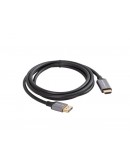 Lanberg display port (M)  -> HDMI(M) cable 1.8m, b