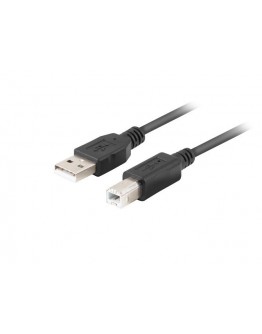 Lanberg Cable USB-A(M)->USB-B(M) 2.0 Ferrite 1.8m  Lanberg Cable USB-A(M)->USB-B(M) 2.0 Ferrite 1.8m