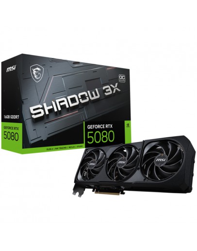 MSI Video Card Nvidia GeForce RTX 5080 16G SHADOW