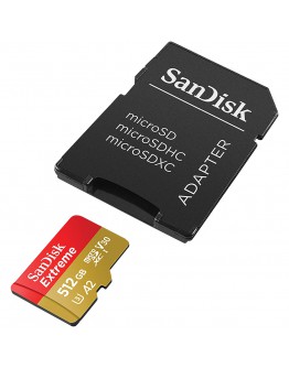 SANDISK Extreme microSDXC 512GB + SD Adapter + 1
