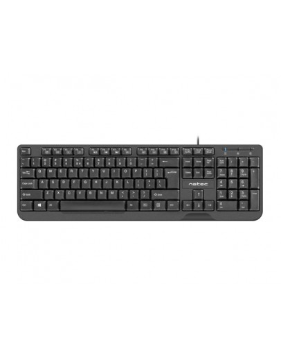 Natec Keyboard Trout US Layout Slim, Black