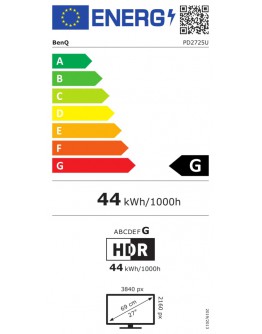 Монитор BenQ PD2725U 27 IPS LED 5ms 3840x2160 4K UHD, Desi