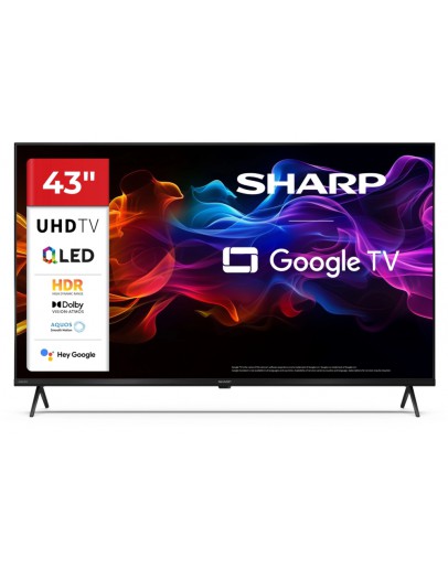 Sharp 43HP5265E, 43 QLED Google TV, 4K Ultra HD 38