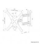 Neomounts LEVEL-850 Wall Mount (full motion, 3 piv