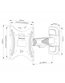 Neomounts Screen Wall Mount (full motion, 2 pivots