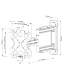 Neomounts Select Screen Wall Mount (full motion, 3